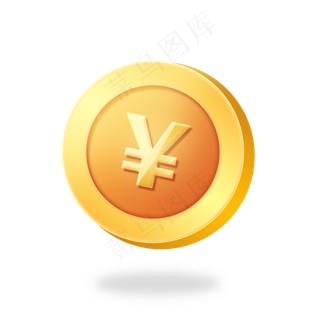 卡通3d立体金币