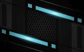 抽象的未来黑色和蓝色游戏背景