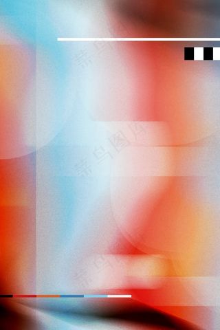 色差效果失真背景