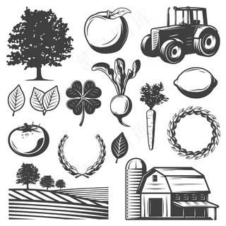 复古自然元素套装