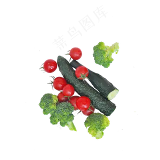 圣女果黄瓜西蓝花