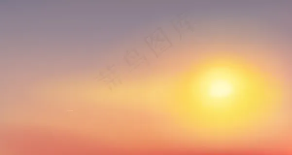 山脊阳光矢量图