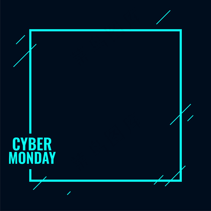 时尚的cyber monday科技背景，折扣优惠eps,ai矢量模版下载