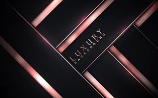 奢华黑色背景，金色元素装饰