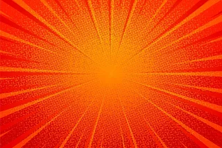 抽象橙色半色调背景