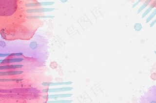 彩色水彩背景