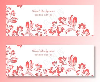 美丽的装饰性花卉背景