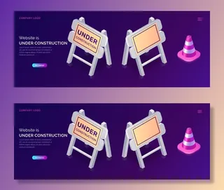 网站正在建设中，维护工作出错