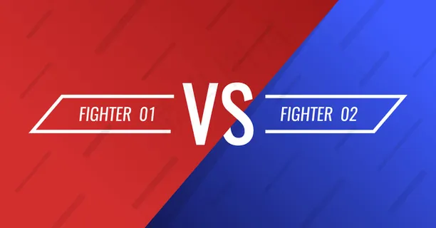 与几何图形背景的对比。