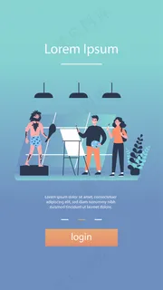 艺术学校学生绘画模型样机 艺术学校学生绘画模型样机