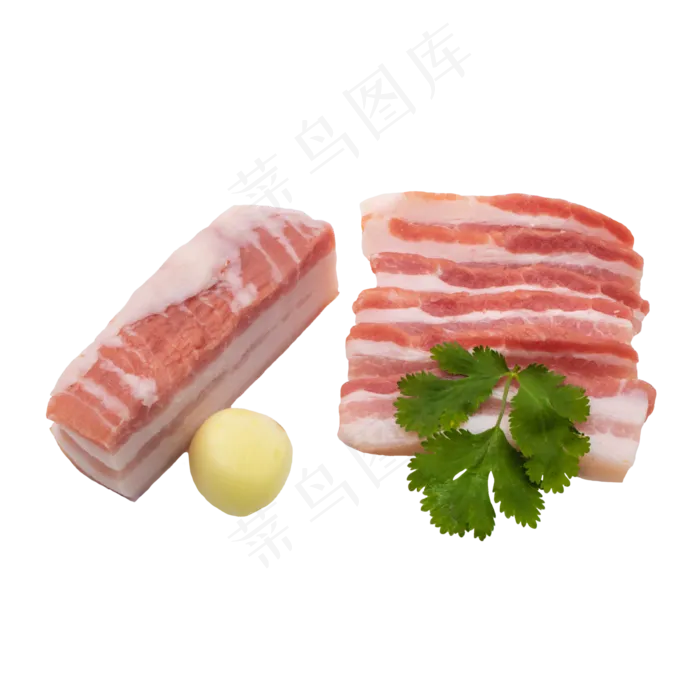 切好五花肉装饰(5000*5000px 300 dpi )