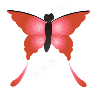 矢量卡通蝴蝶矢量图