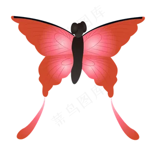 矢量卡通蝴蝶矢量图