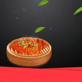 黑色大气风格大闸蟹香辣蟹直通车