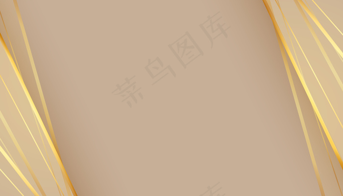 金色线条的空旷背景eps,ai矢量模版下载