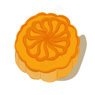 中秋节月饼手绘素材