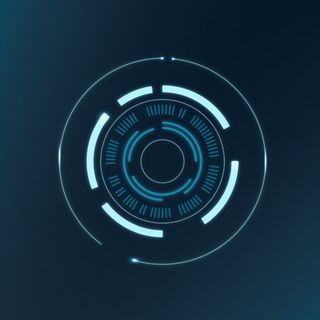 技术圈 ai，抽象矢量计算机视觉设计