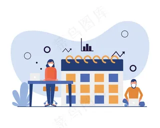 戴面具的男人和女人