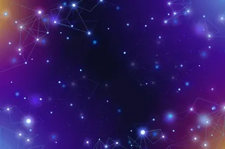 几何形状网络连接背景