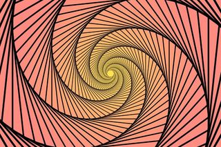 渐变粉色和黄色螺旋状背景