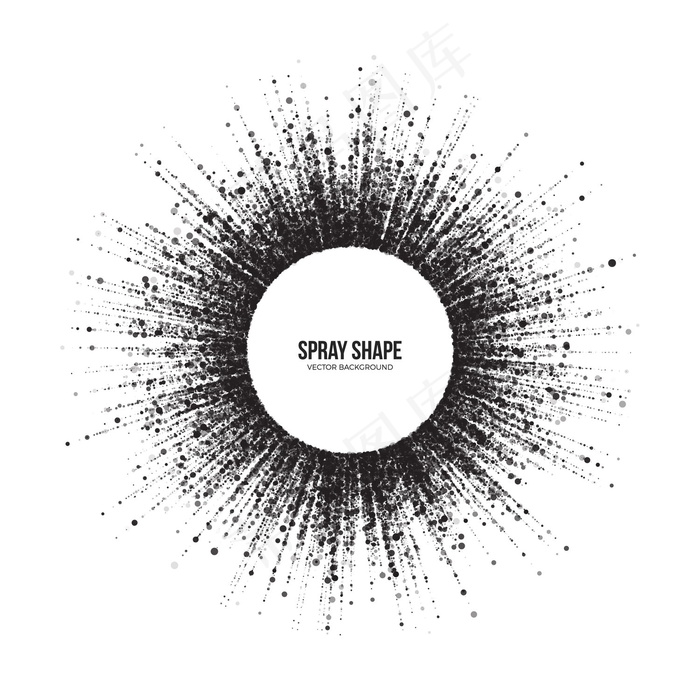 径向散射粒子抽象背景