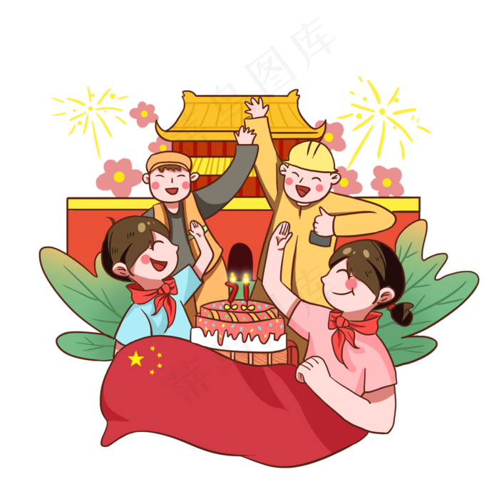 国庆主题素材