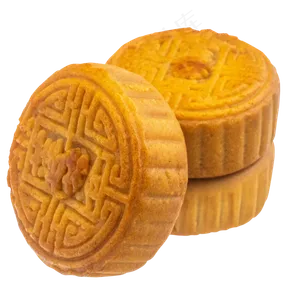 三个莲蓉月饼