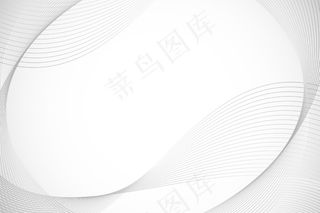 带圆形线条的白色背景复制空间