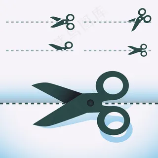 矢量剪刀-设计元素集