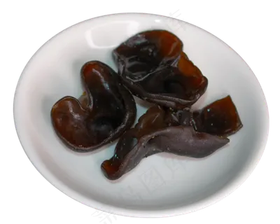 木耳蔬菜白色盘子 木耳蔬菜白色盘子