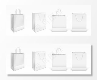 白纸购物袋
