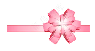 七夕情人节爱情彩带装饰免抠png