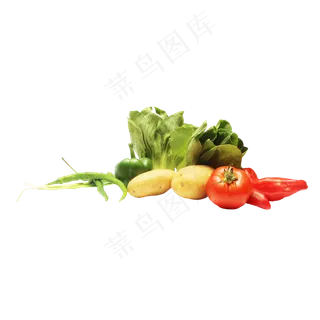 青菜葱辣椒土豆蔬菜组合 青菜葱辣椒土豆蔬菜组合
