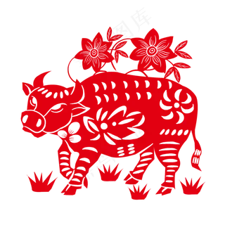 2021剪纸牛