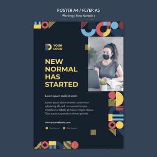 新常态工作海报