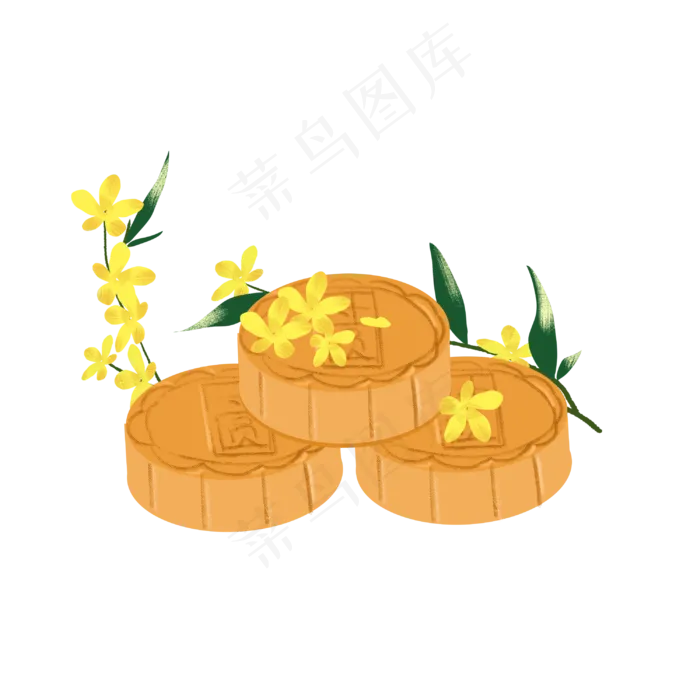 中秋节月饼(3000X3000(DPI:300))psd模版下载