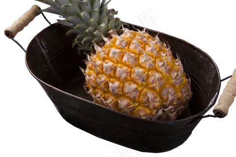 菠萝实物拍摄水果