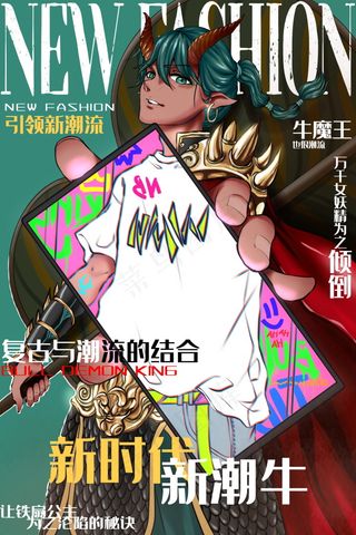 春节新年海报 牛年海报