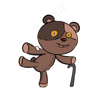 中元节表情包僵尸熊跳舞