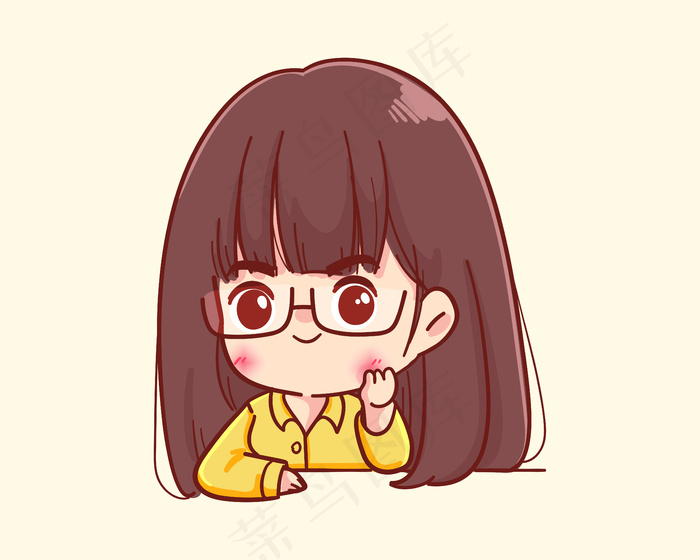 年轻的女商人面带微笑，看起来快乐而迷人