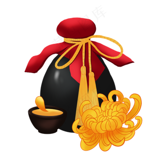 九九重阳节菊花酒