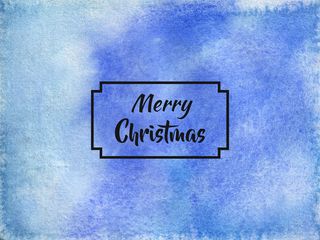 圣诞快乐水彩背景