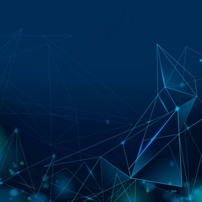 抽象的海军蓝色数字网格技术背景