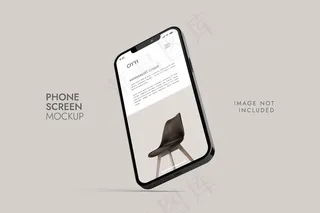 手机和屏幕-ui ux应用程序演示模型样机
