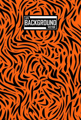 老虎图案的抽象背景