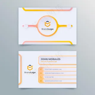 Neumorph渐变名片