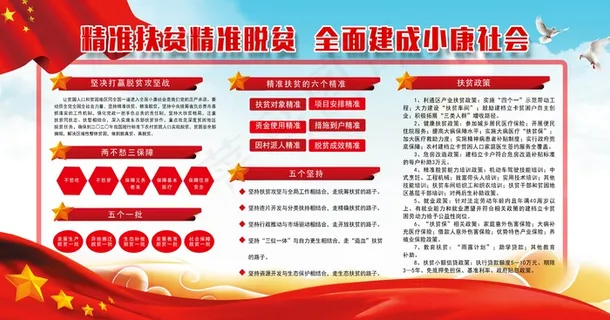 精准扶贫宣传海报设计