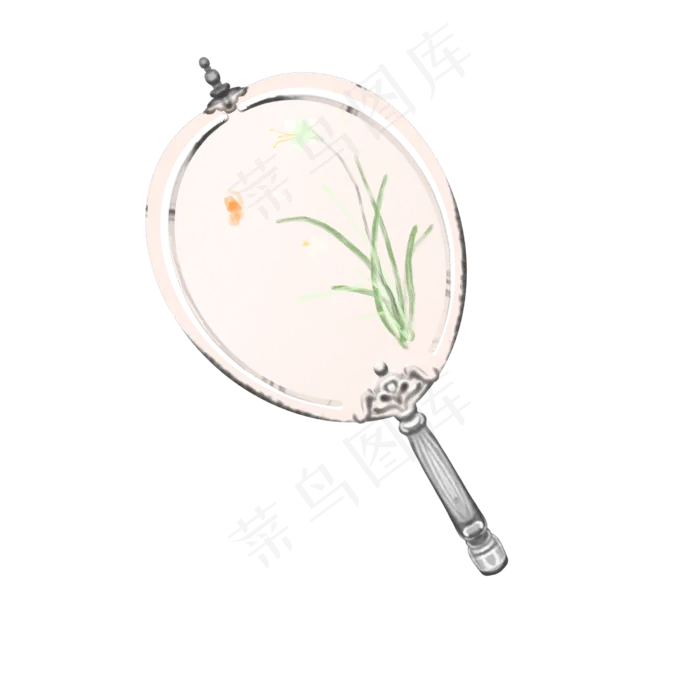 中秋扇子蝴蝶(2048X2048(DPI:132))psd模版下载