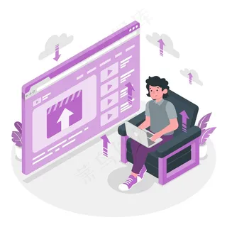 视频上传概念图