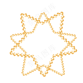 秋天主题银杏叶边框